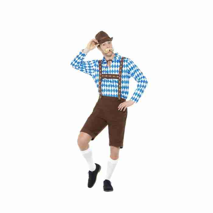 Oktoberfest Kostüm Herren bayerisch mit Lederhose - carnivalstore.de