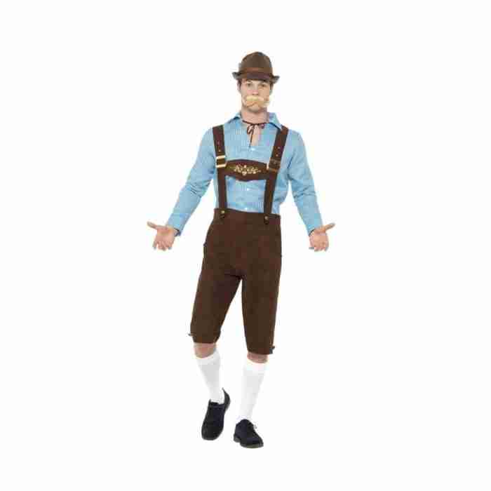 Oktoberfest Lederhosen Kostüm Herren Bayern Tracht - carnivalstore.de