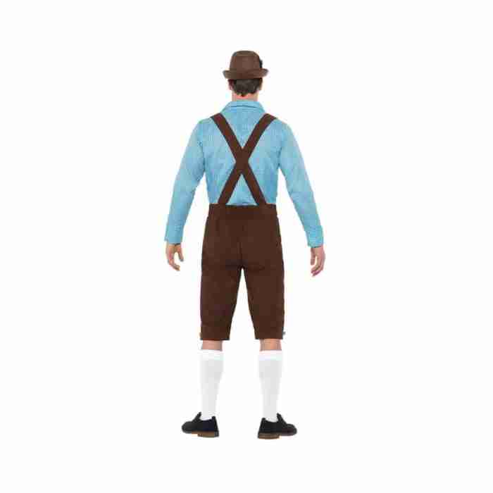 Bier Fest Kostüm Lederhosen Herren Detail - carnivalstore.de