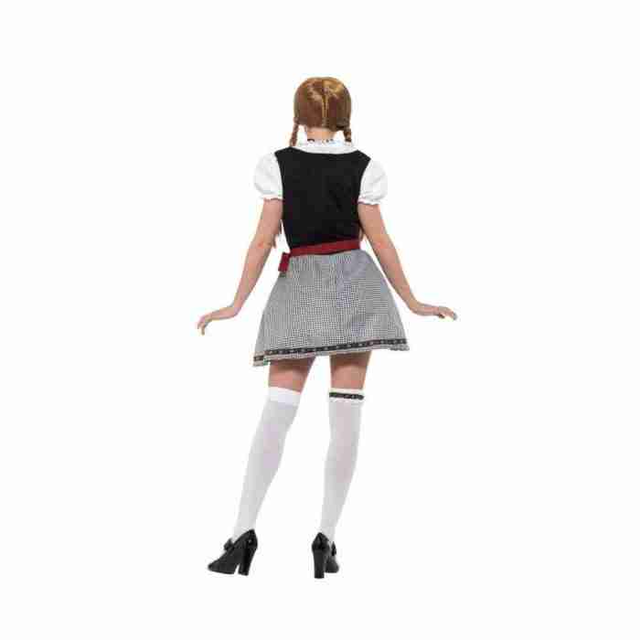 Flirty Fraulein Bayerisches Kostüm Rückansicht - carnivalstore.de