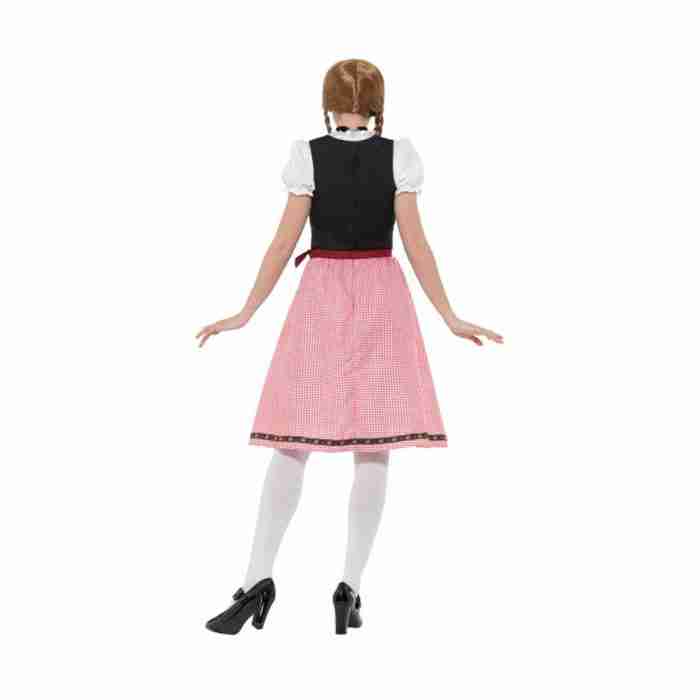 Bayerische Tavern Dienstmädchen Kostüm Rückansicht - carnivalstore.de
