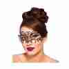 Augenmaske Karneval schwarz Filigree Metall Maskenball
