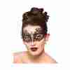Augenmaske Filigran schwarz mit Diamanten venezianische Maske Karneval