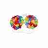 Hawaii Blumen BH Damen mehrfarbig Kostüm Accessoire Hibiskusblüten