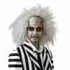 Beetlejuice Perücke Herren grau-weiß Halloween Kostüm Zubehör