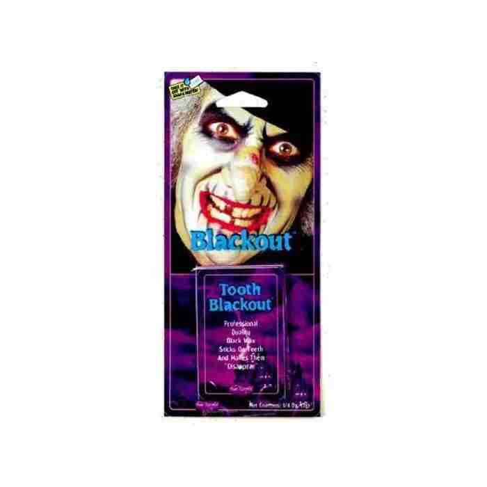 Zahn Schwarz Wachs Halloween Make-up für Hexen und Piraten Kostüme
