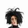 Edward Scissorhands Perücke schwarz Film Kostüm Accessoire