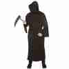 Halloween Kostüm Sensenmann schwarz gesichtslos - carnivalstore.de