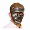 Roboter Maske Antik Silber futuristische Augenmaske Karneval