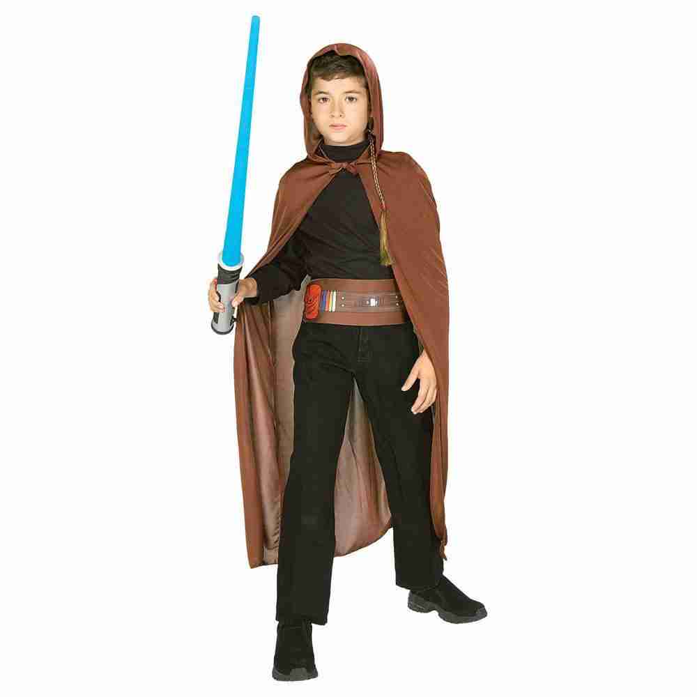 Jedi Kostüm Kinder braun Umhang Star Wars Verkleidung