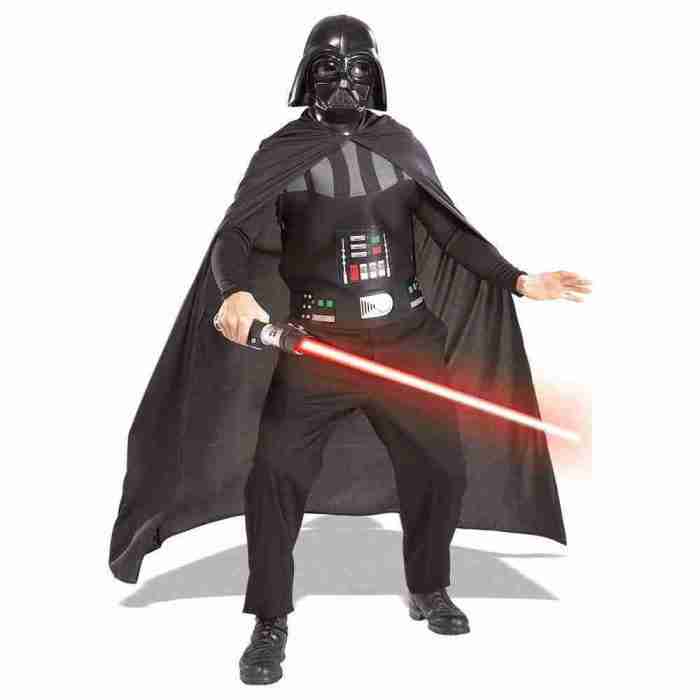 Star Wars Darth Vader Kostüm Set schwarz mit Umhang und Maske