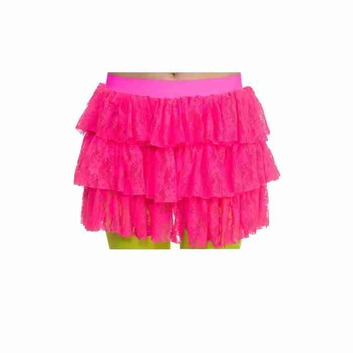 80er Jahre Karnevalskostüm Ra-Ra Rock in Pink - Carnival Store GmbH