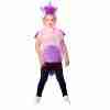 Karnevalskostüm Einhorn Kinder pink lila Tabard mit Horn und Ohren