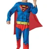 Superman Kostüm Kinder - Klassisches Superhelden Outfit mit Umhang