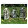 Halloween Grabsteine 56cm mit Moos 3er Set - gruselige Dekoration