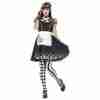 Gothic Alice Kostüm Damen schwarz mit Spitze - carnivalstore.de