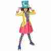 Mad Hatter Mädchen Kostüm - Disney Alice im Wunderland Verkleidung mit Tutu-Kleid