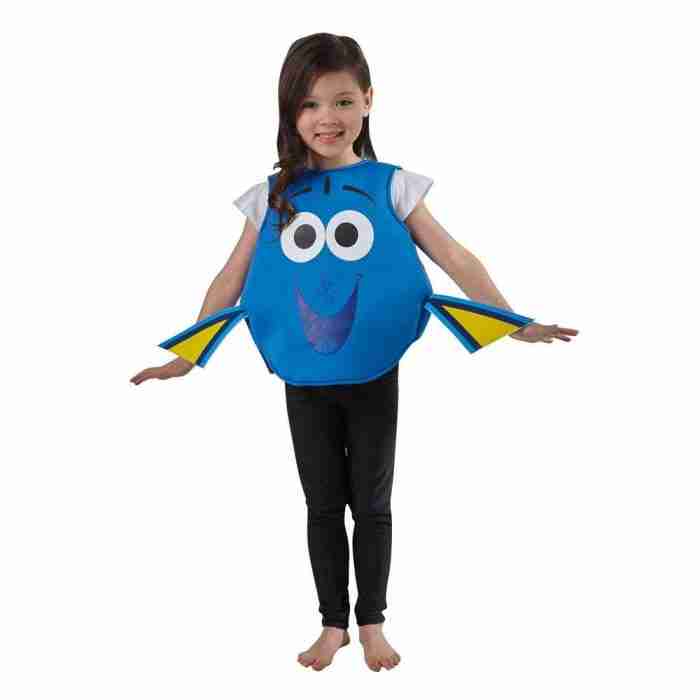 Kinderkostüm Dory Tabard Finding Dory in blau - carnivalstore.de