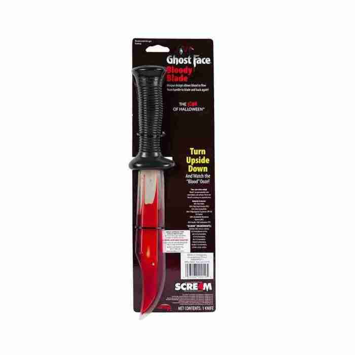 Scream Ghost Face Bloody Blade Halloween Horror Messer