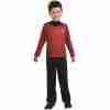 Star Trek Scotty Kinder Kostüm - Authentisches Uniform in Rot und Schwarz