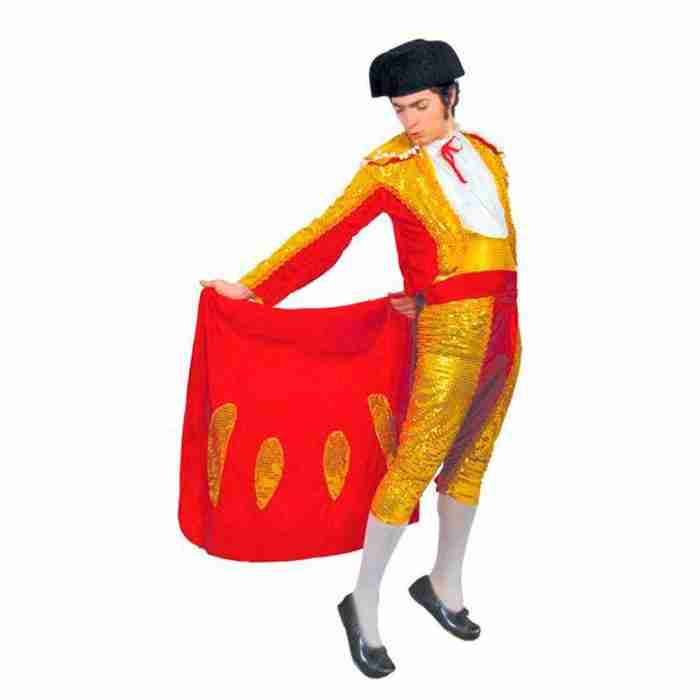 Stierkämpfer Kostüm Herren Gold Matador Faschingskostüm