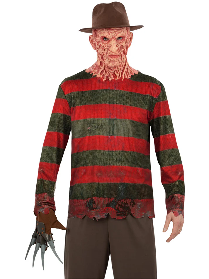 Freddy Krueger Kostüm Kit - Nightmare on Elm Street Halloween Outfit