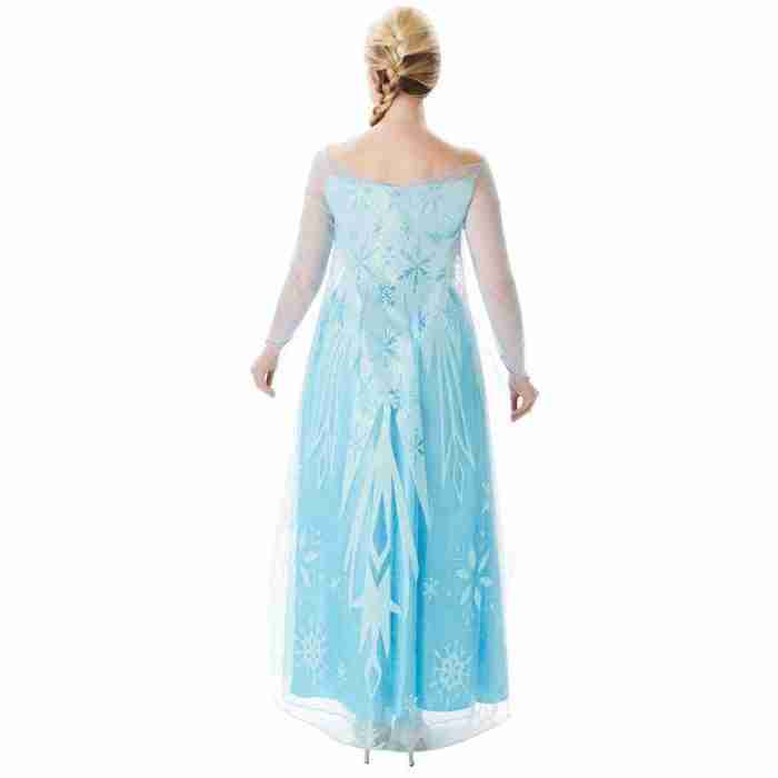 ELSA Frozen Kostüm Eiskönigin Kleid Vorderansicht - carnivalstore.de