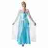Elsa Frozen Kostüm Damen Eiskönigin Kleid mit Cape - carnivalstore.de