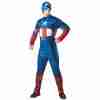 Captain America Kostüm Herren blau Marvel Superhelden Kostüm Deluxe