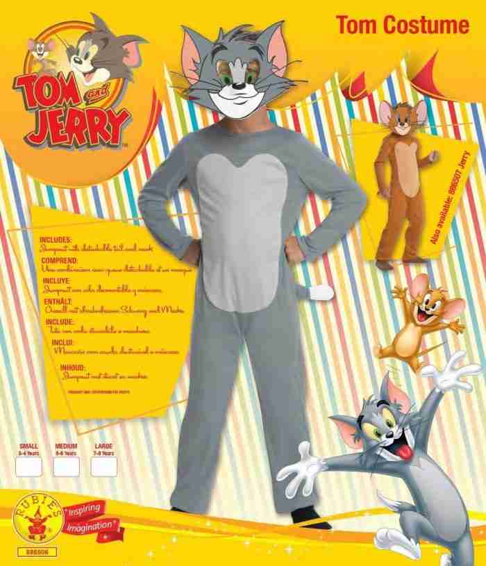 Tom und Jerry Tom Kinderkostüm Detailansicht