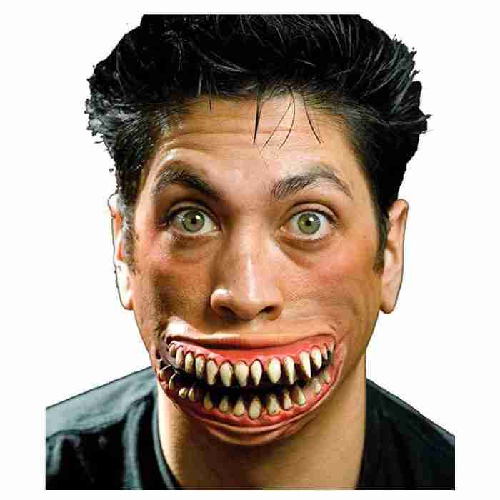Halloween Wunde Latex Applikation Woochie Crazy Grin Special Effects