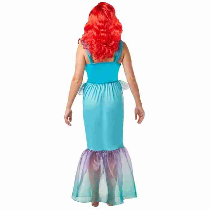 Ariel Meerjungfrau Kostüm Damen Rückansicht - carnivalstore.de