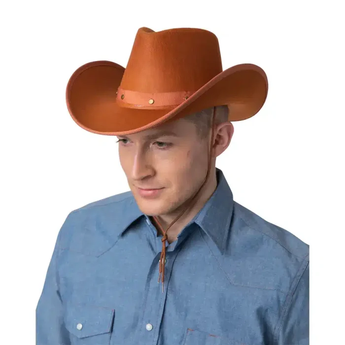Cowboy Hut Braun Herren Western Kostüm