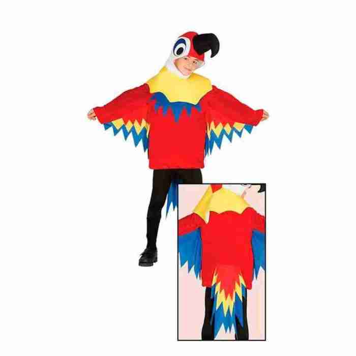 Papagei Kostüm Kinder bunt Tierkostüm Karneval