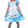Alice im Wunderland Kostüm Kinder mit blauem Kleid und Schürze - carnivalstore.de