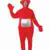 Teletubbies Kostüm Po rot Erwachsene Karnevalskostüm