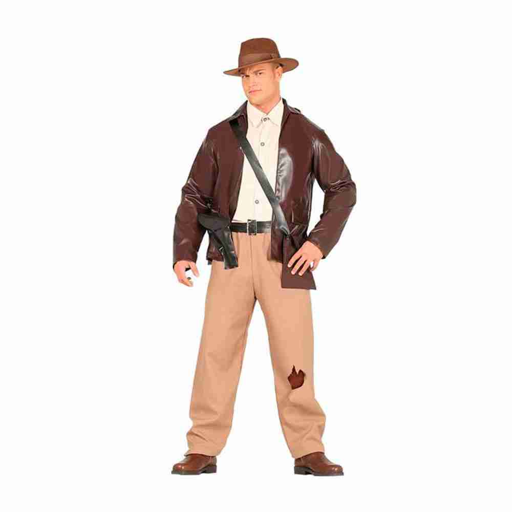 Abenteurer Kostüm Herren - Entdecker Outfit in Braun für Karneval