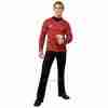 Star Trek Kostüm Deluxe Scotty Herren rot mit Sternenflotten-Emblem