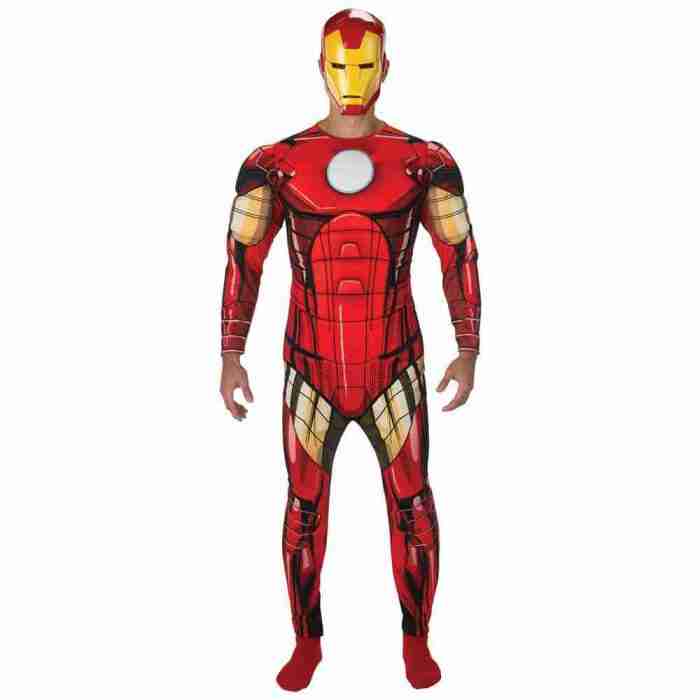 Iron Man Kostüm Herren rot gold Marvel Superhelden Verkleidung