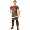 Gladiator Kostüm Herren braun gold römischer Krieger Verkleidung