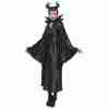 Faschingskostüm Damen Maleficent Disney schwarzes Kleid mit Kopfschmuck - carnivalstore.de