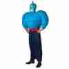Flaschengeist Kostüm Aladdin aufblasbar blau Disney Dschinn Verkleidung