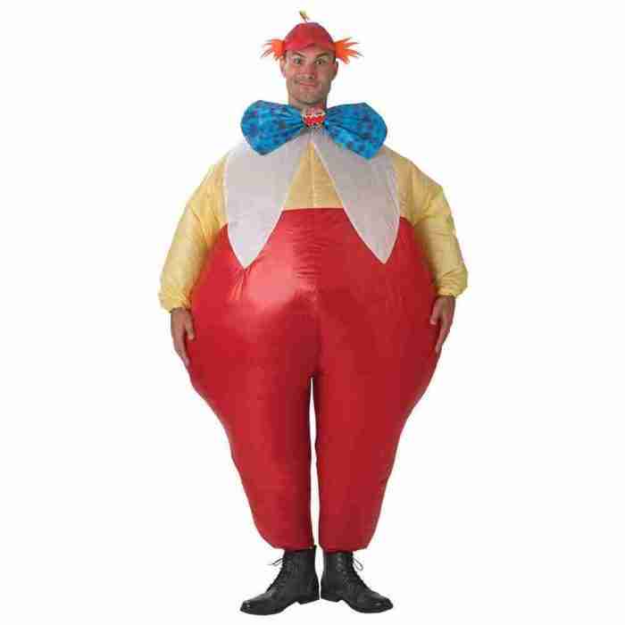 Aufblasbares Kostüm Tweedledum Erwachsene Disney Karneval