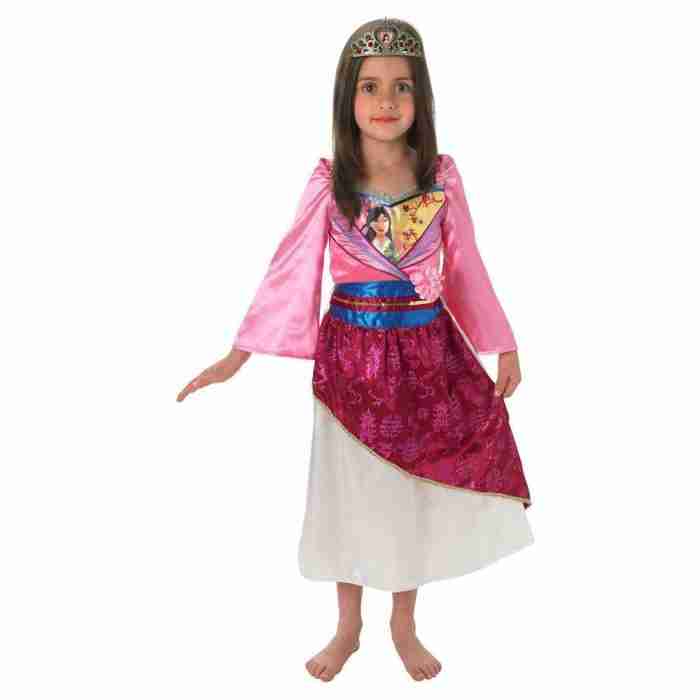 Shimmer Mulan Kinderkostüm - Disney Prinzessin Verkleidung Rosa Gold