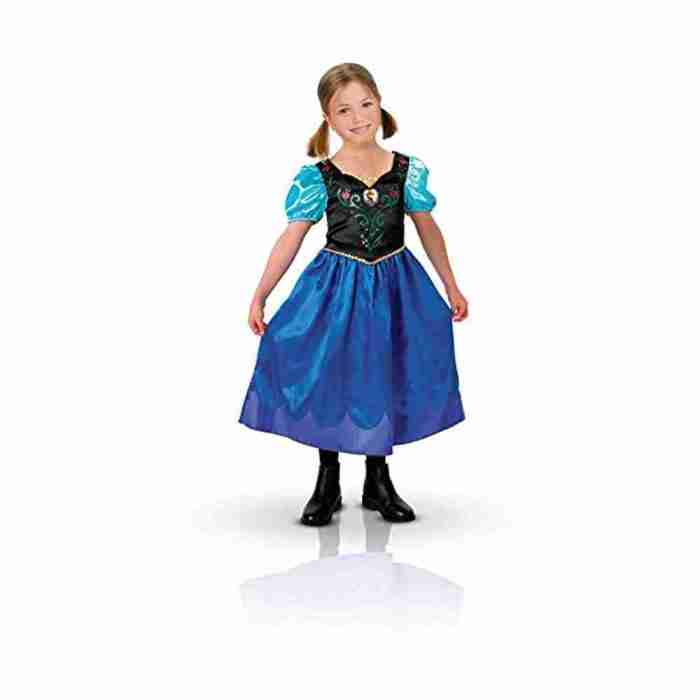 Anna Kostüm Kinder Classic Disney Frozen Prinzessin blau Verkleidung