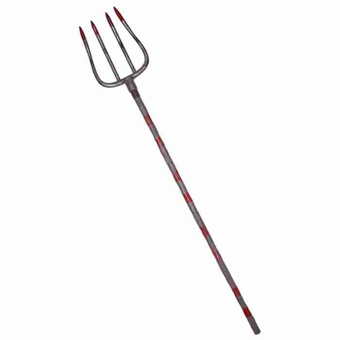 Halloween Dreizack blutig 5ft Horror Kostüm Accessoire