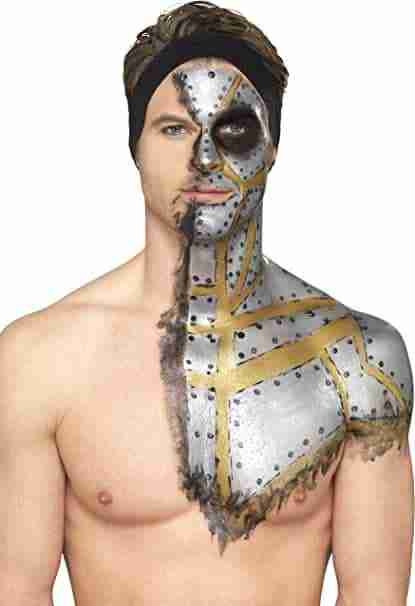 Metallic Körperbemalung Flüssiglatex Special Effects