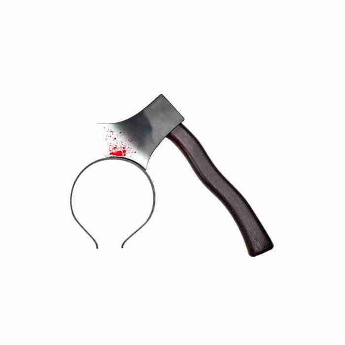 Axt Stirnband Halloween Kostüm Accessoire Detailansicht