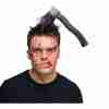 Halloween Axt Stirnband blutiges Horror Accessoire Kostüm