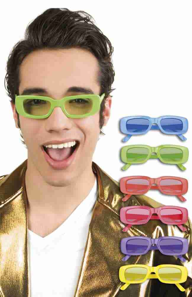 Neonbrille Eddie Bunte Farben - Party Brille für Karneval